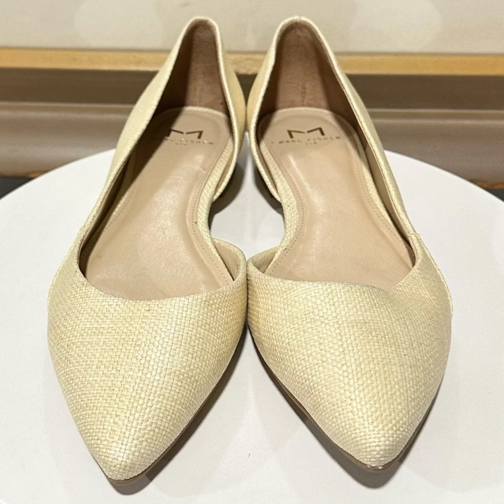 🌸MARC FISHER🌸 Sunny Suede Pointed Toe d'Orsay Flats Size: 7M - Picture 3 of 9
